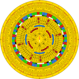金色三元盘(八寸六)
